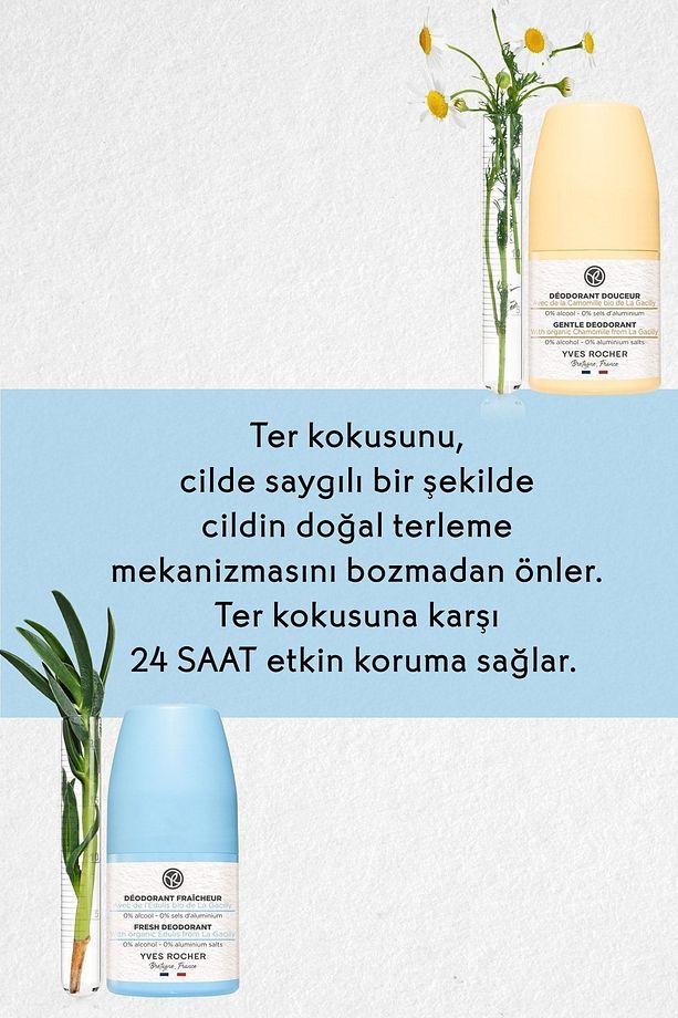 Orjinal Boy Ferahlatıcı Roll-on, Hassas Cilt Roll-on Deodorant Seti - 3