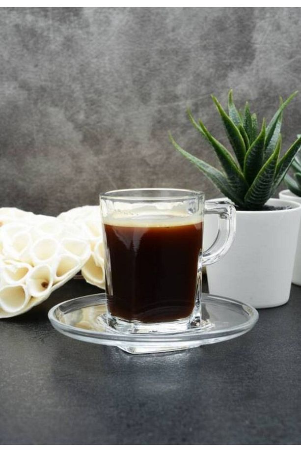 6'Lı Carre Espresso Fincan Takımı - 1