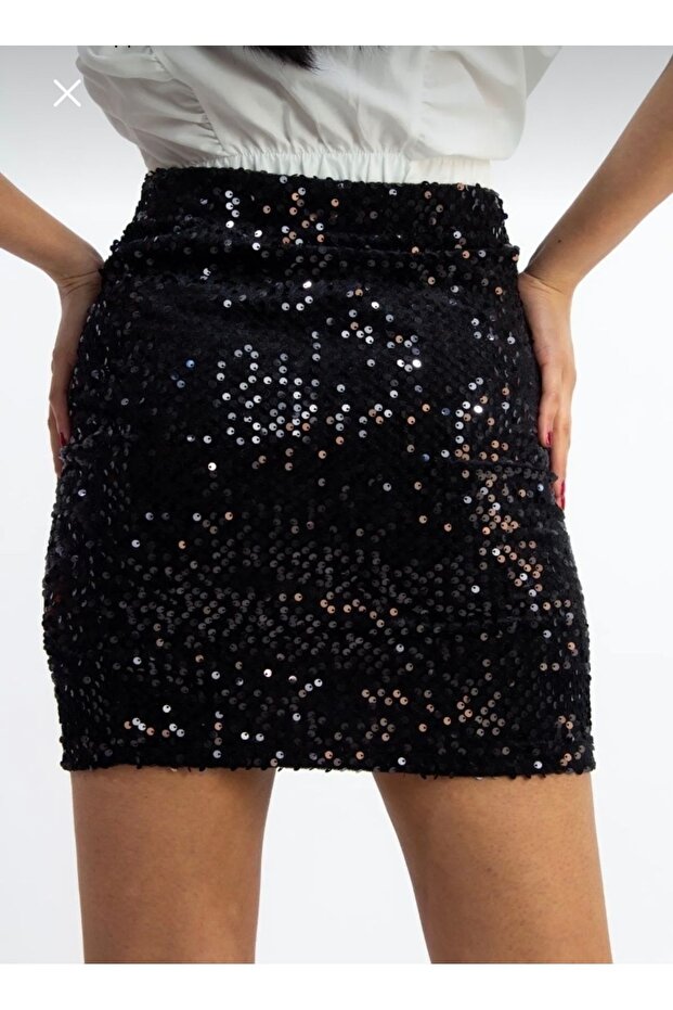 Pul payetli etek - 4