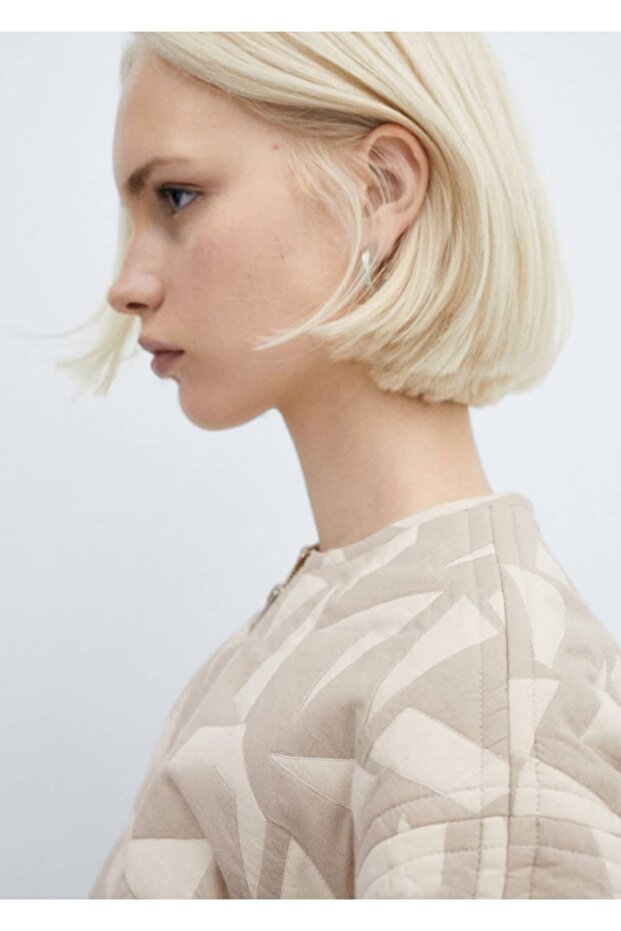 Pamuklu kapitone ceket - 6