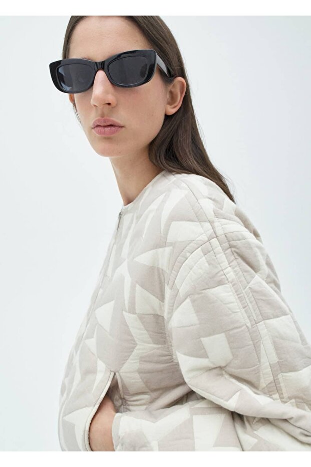 Pamuklu kapitone ceket - 8