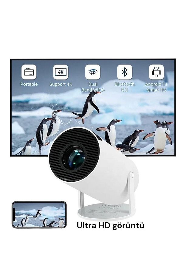 Ios Android uyumlu hd görüntü Taşınabilir Projeksiyon Makineleri - 1