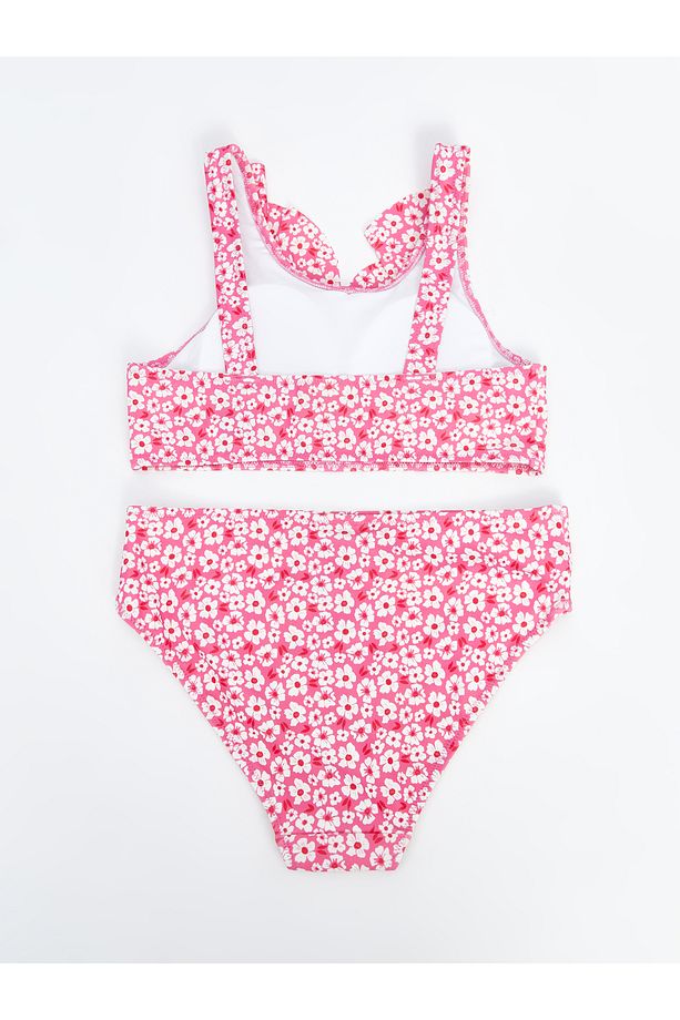 Çiçekli Kız Çocuk Bikini - 2