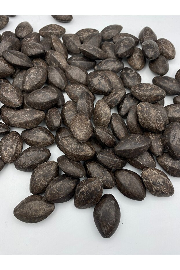 Mat Brown Large Almond Pattern Beads for Jewelry, Accessories, and Bag Making (100g ~ 20 Beads)