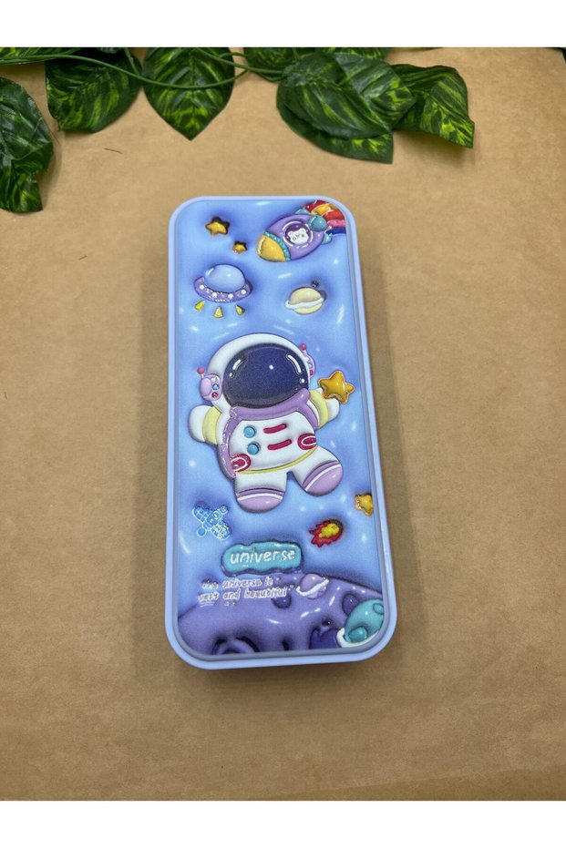 Sanrio Kawaii and Dinosaur Double Compartment Pencil Case, Hard Surface Printed Pencil Case, Preschool Gift