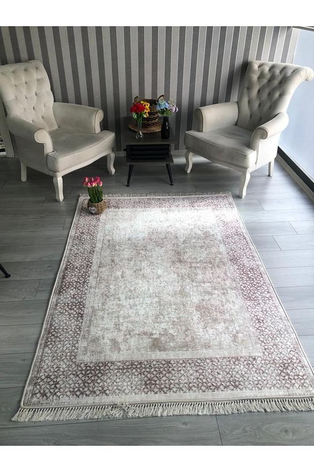 Dijital Baskı Yıkanabilir Kaymaz Taban Dekoratif Salon Mutfak Halısı Yolluk - 1
