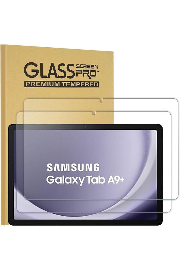 Samsung Galaxy Tab A9 Plus 11 بوصة - متوافق مع SM-X210، واقي شاشة مقوى ممتاز، زجاج غير قابل للكسر
