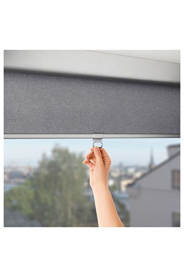 Light Gray Tretur Roller Blind - 3