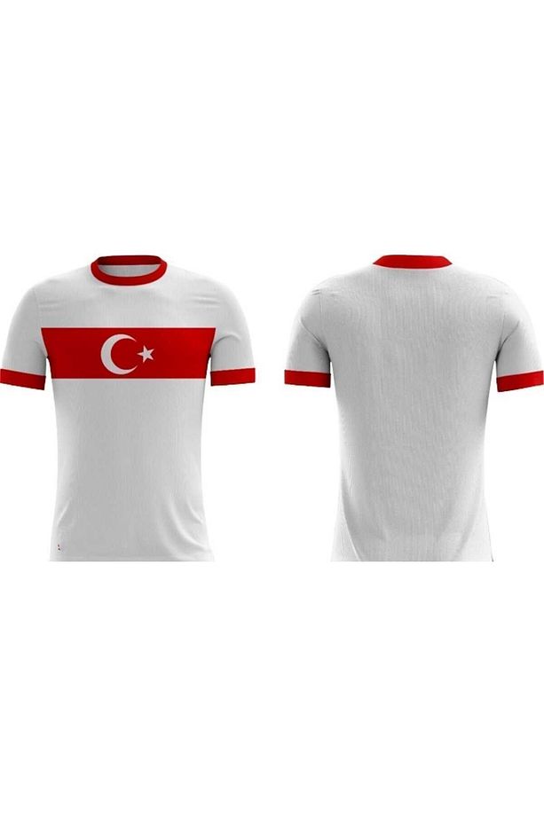 Futbol Türkiye Milli Takım Forma Modeli Forması Özel Üretim Tek Üst - 1