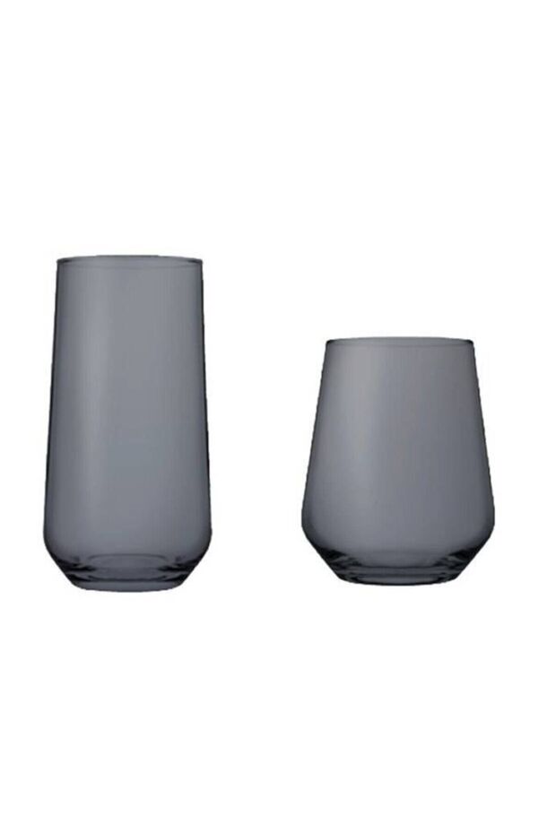 41536-420015 Allegra Gray Water - Soft Drink Glass 12 Pieces