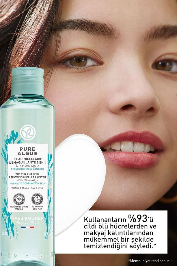 Normal Ve Kuru Ciltler Için Pure Algue Prebiyotik Miseler Su-200 ml - 3