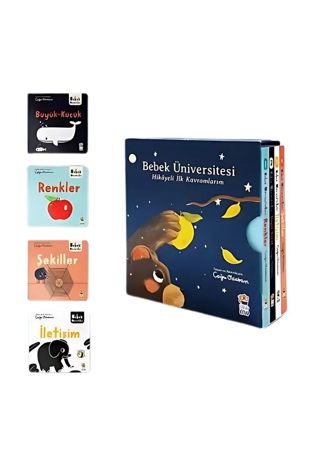 Bebek Üniversitesi Hikayeli İlk Kavramlarım Set (Big-Little-Colors-Shapes-Communication)