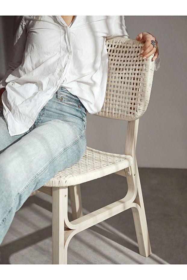 AKDENİZ BAMBU AHŞAP SANDALYE - 6