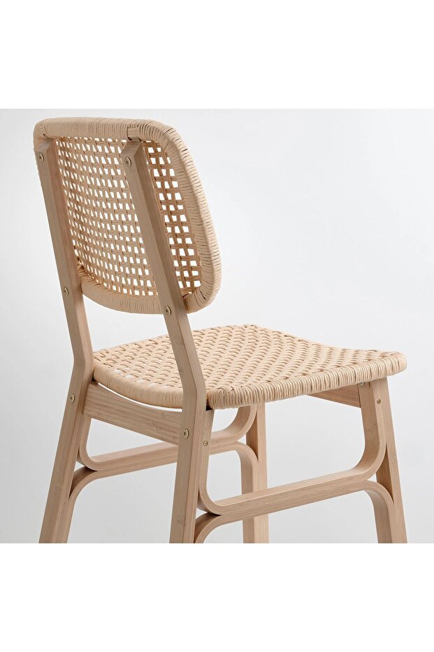 AKDENİZ BAMBU AHŞAP SANDALYE - 1