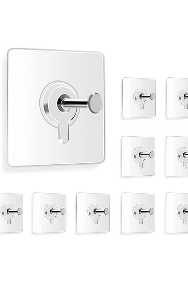 4 Adet Yapışkan Çerçeve Resim Askısı Yapışkanlı Askı Paslanmaz Çelik Mutfak Banyo Ev Duvar Dekoru Çi - 3