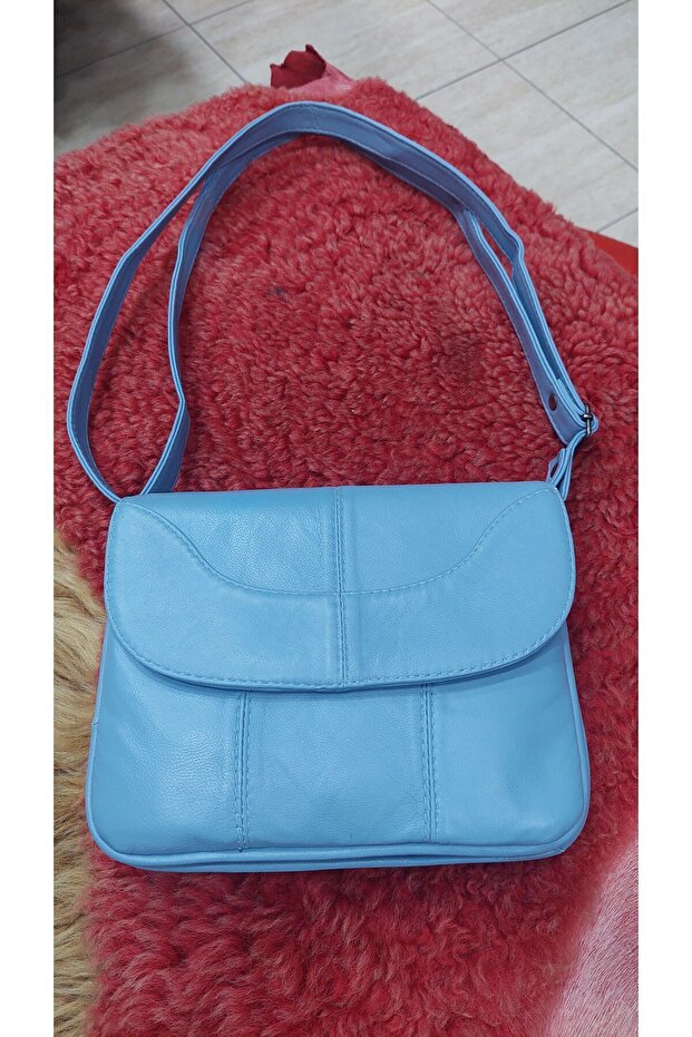 Hakiki Deri postacı çanta - 4