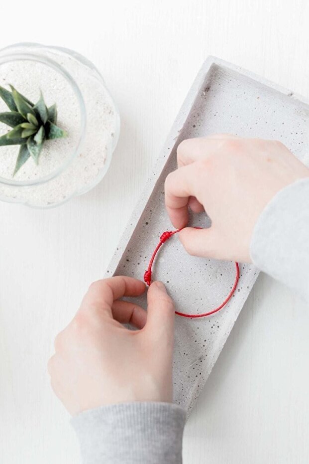 Red String Kırmızı Ip Çift Bileklik - 4