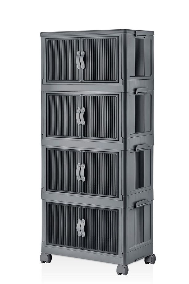 Katlanabilir Modüler Dolap 4 lü 54 cm x 31,7 cm x 127 cm - 3