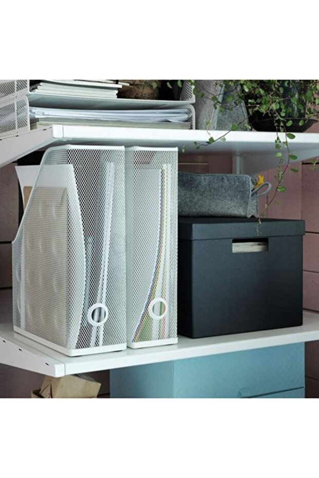 رف ملفات Drönjöns، أبيض - 4