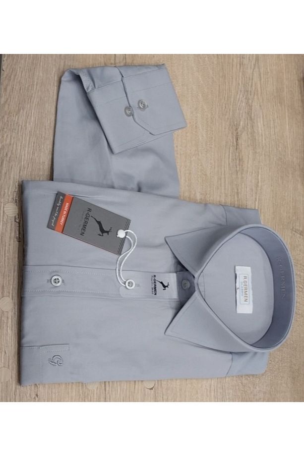 BABA GOMLEGİ KLASİK KALIP GRİ - 1