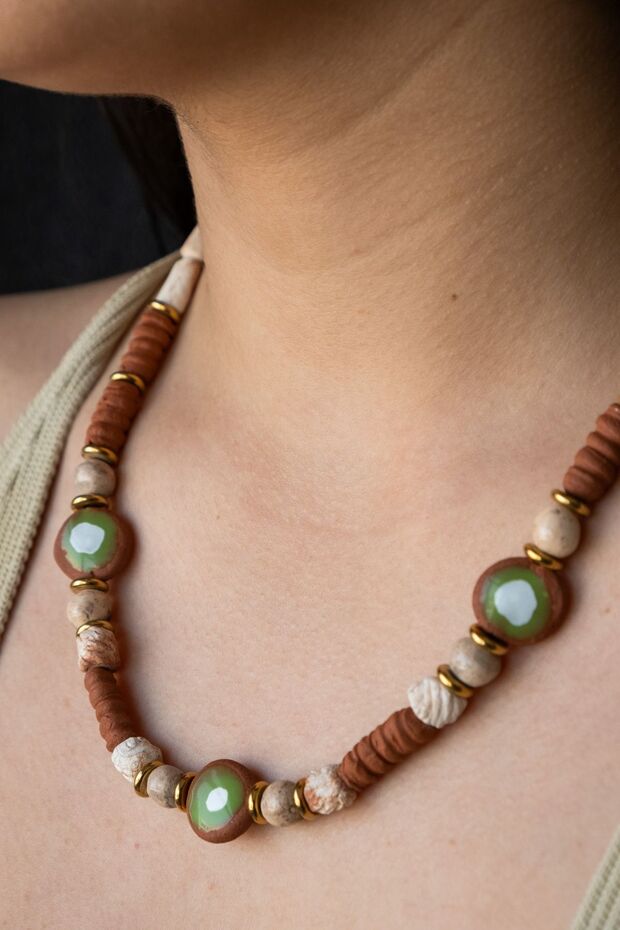 Suolo Earth Green Necklace