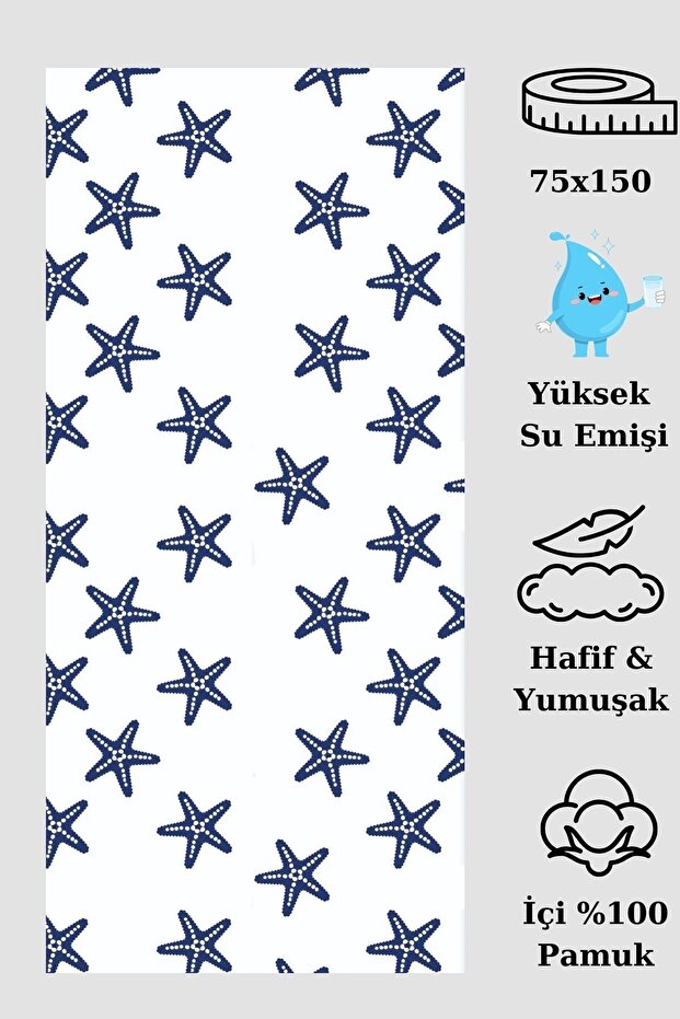 Baskılı Plaj Havlusu - 5