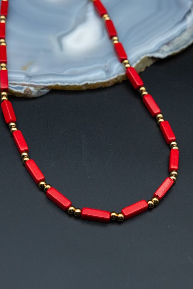 Corail Varasit Taşı Kolye - 2