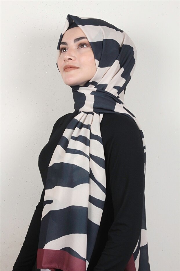 Violet Şal 2738-6 Siyah - 1