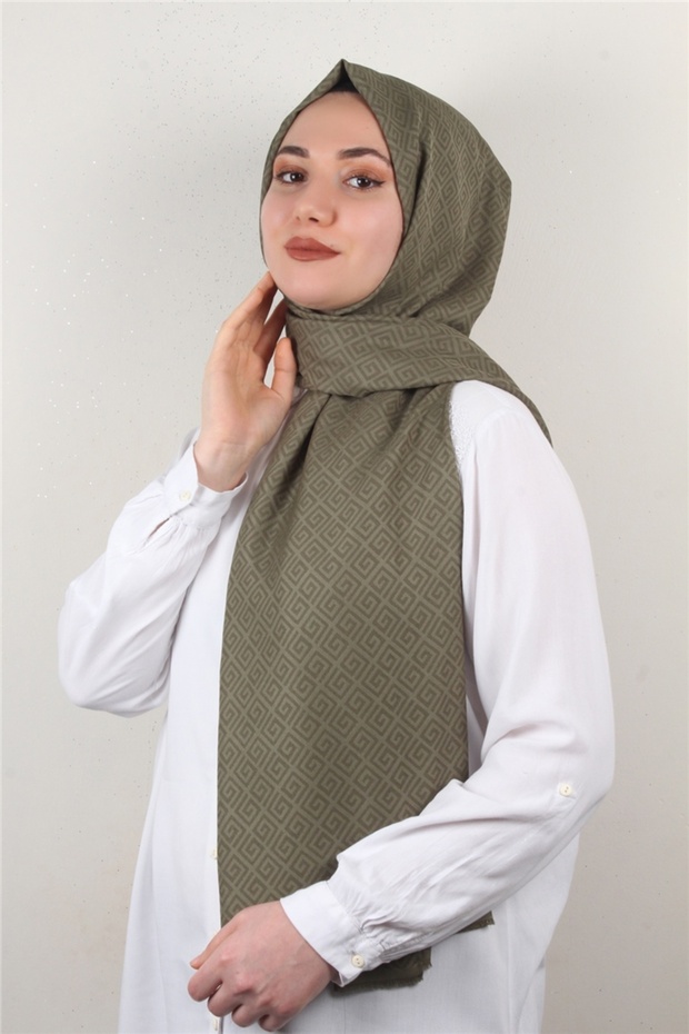 Simerya Şal 1394-14 Haki - 2