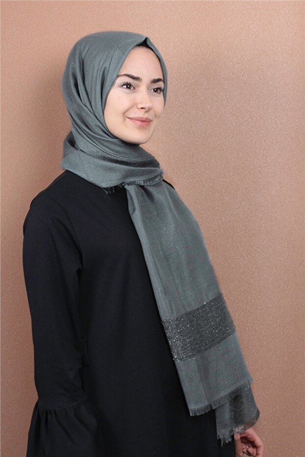 Simli Pamuk Şal 504-9 - 1