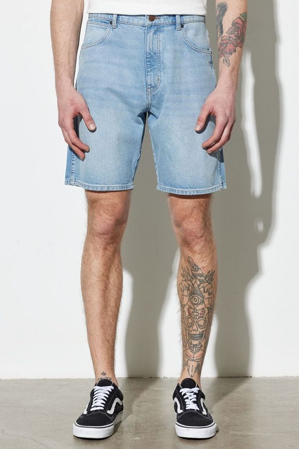 Frontier Regular Fit Normal Kesim %100 Pamuk Açık Mavi Jean Kot Şort - 1
