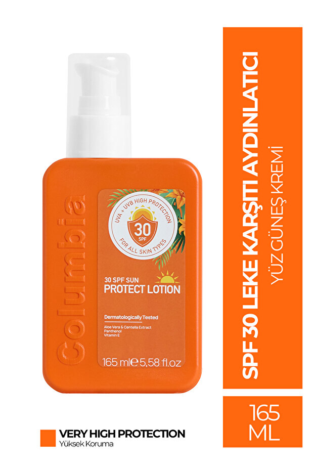 Spf 30 Anti-Blemish, Brightening Effect, High Protective Facial Sunscreen 165 ml