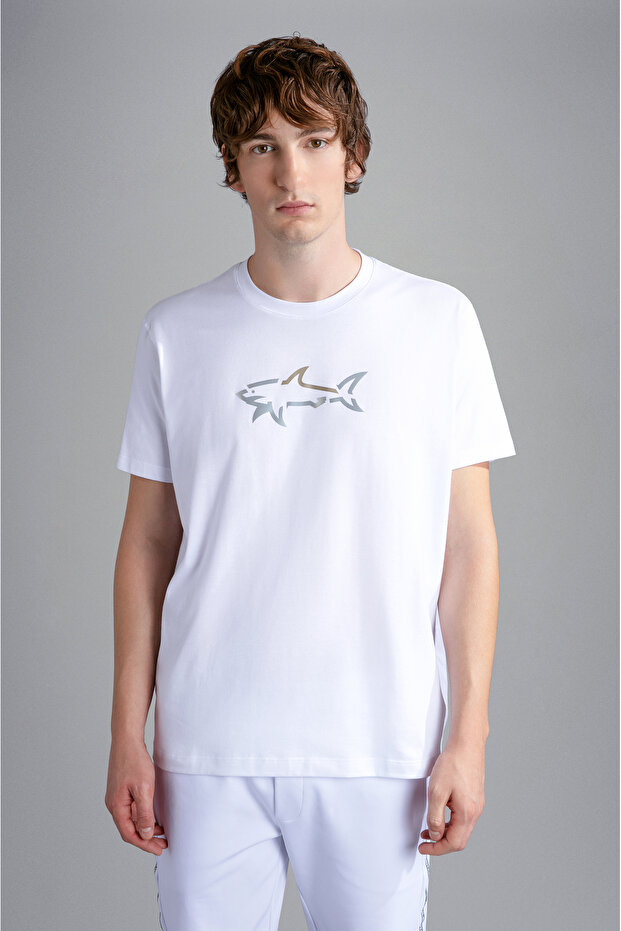 MEN'S KNITTED T-SHIRT C.WCOTTON