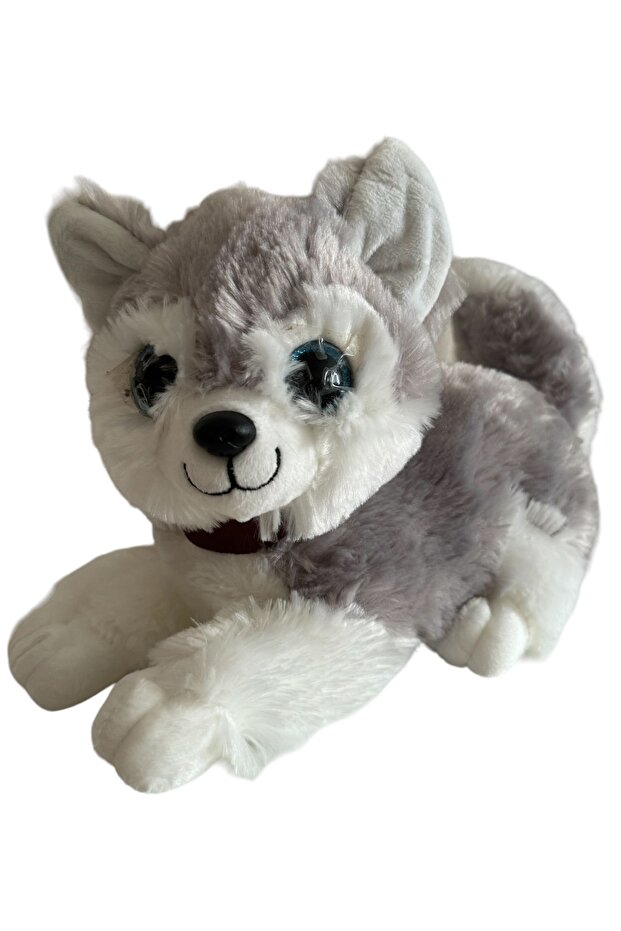 Plush Dog Barking Lying Cute Plush Dog 25 cm Lying Sound Dog Plush