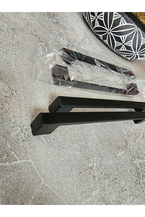 Köprü ( 5 Adet ) 160 Mm Siyah Dolap Kulp , Kulbu , Tutacak, Kol - 2