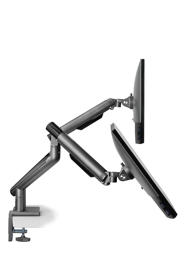 Mnt-49 Ikili Monitör Standı - Monitör Tutucu - Monitör Aparatı - 6