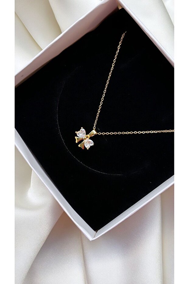 Minimal Model Çelik Fiyonk Kolye - 2