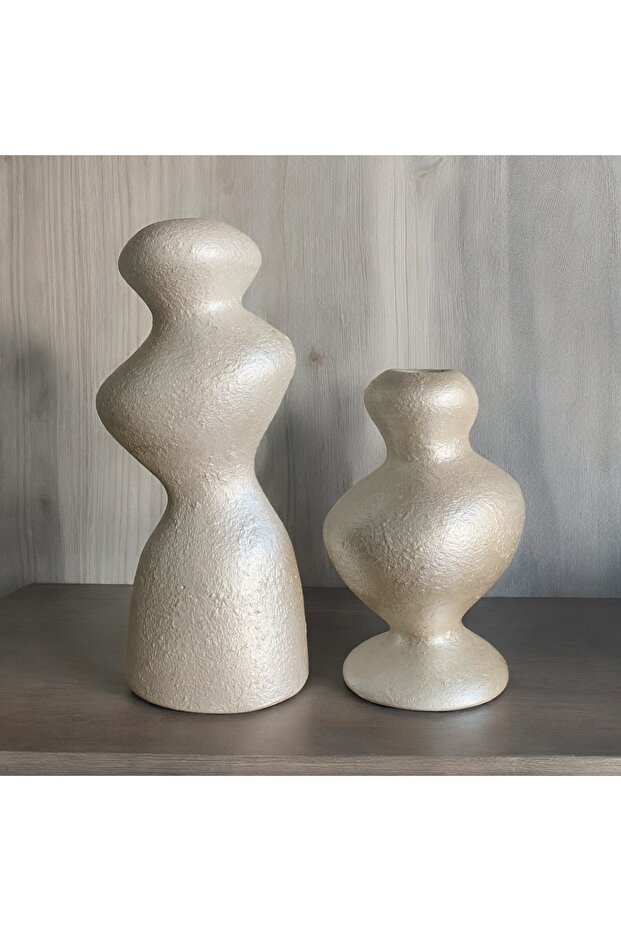 Sedefli Dekoratif Kutu & Vazo & Şamdan - 3