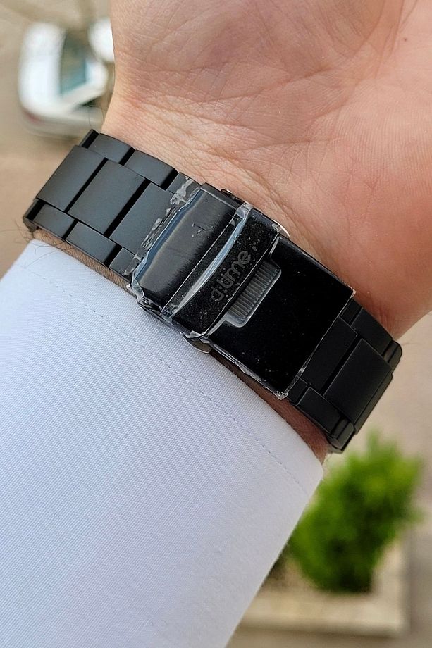 Siyah Renk Analog Ve Dijital Dual Time Erkek Kol Saati - 4