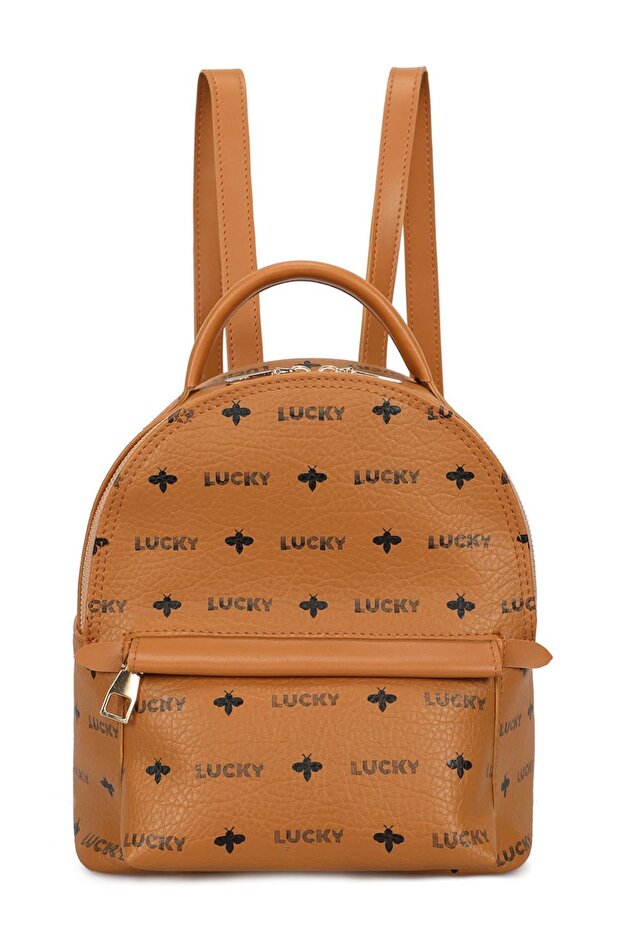 حقيبة ظهر نسائية متوسطة الحجم مزخرفة - 1