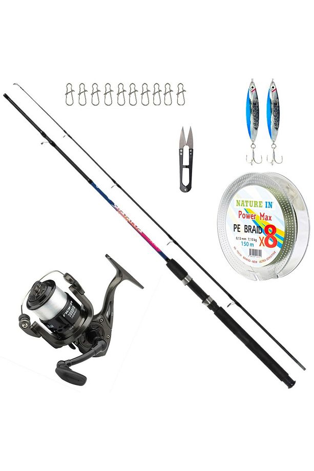 Nova 5000 FD Nature İn Gaara 270cm 10-40 Spin Olta Takımı - 1