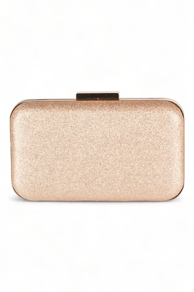Rose Gold Color Silvery Kumsim Evening Bag Evening Bag Wedding Bag Clutch Bag