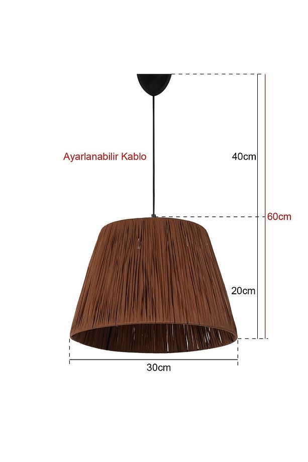 Gaufres Handmade Sarkıt Avize Kiremit - 2