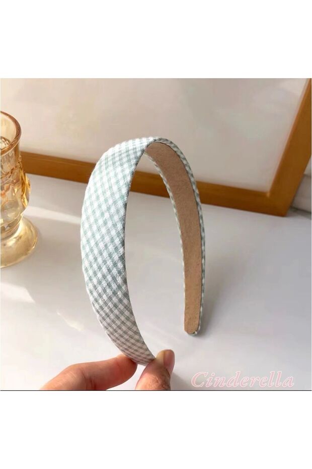 Women's Lightweight Flexible Crown Hair Band Green Model-11