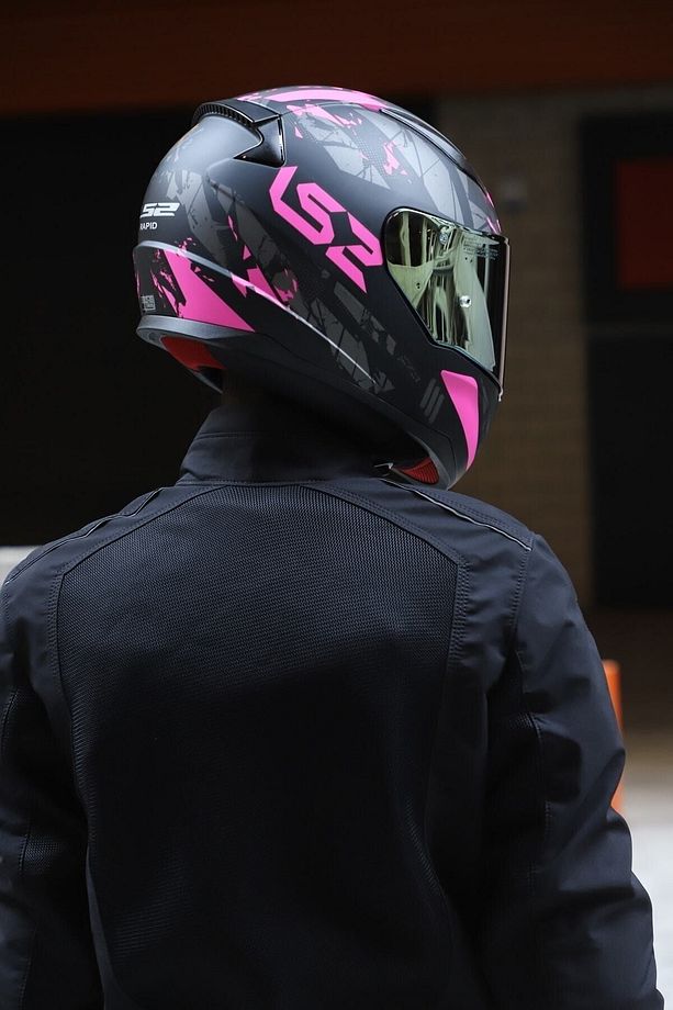 Rapıd 2 Palımnesıs Mat Siyah-pembe Kask - 4