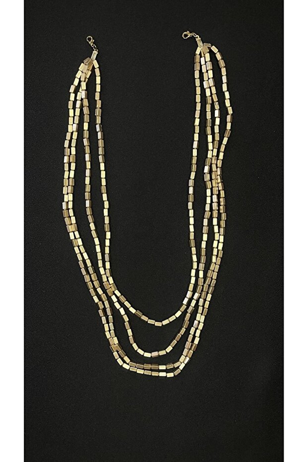Gold Color Plastic Hooked Accessory - 1
