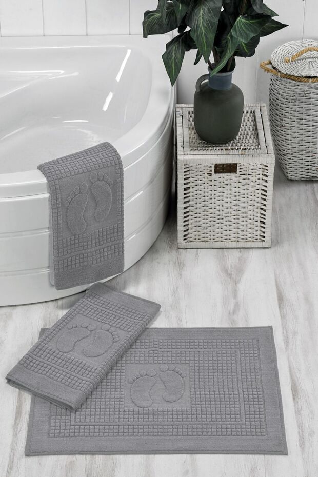 3 Piece Towel Mat Set