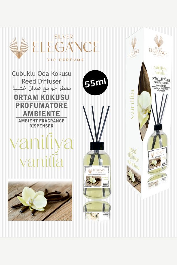 Özel Fiyat - Vanilya Reed Diffuser Bambu Çubuklu Oda Kokusu (55 ML) - 1