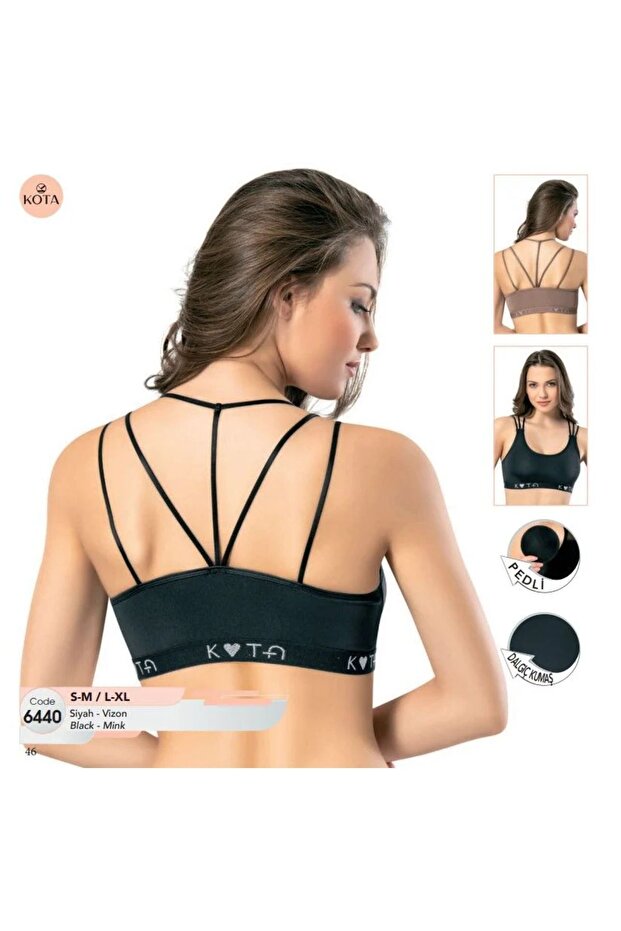 Dalgıç Çapraz Askılı Pedli Büstiyer - 1