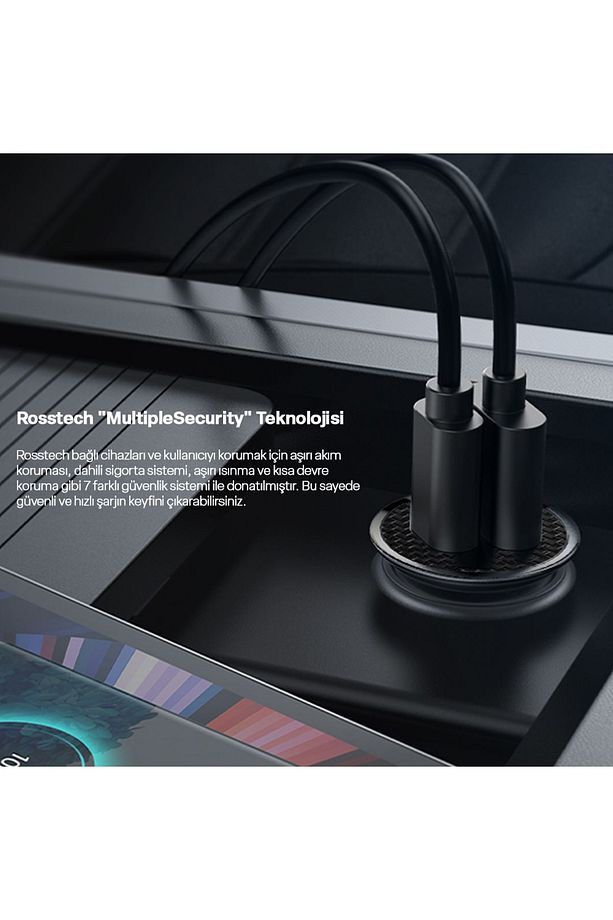20w PD + Usb-A Quick Charge 3.0 Süper Hızlı Dual Port Araç Çakmaklık Şarj Cihazı - 2
